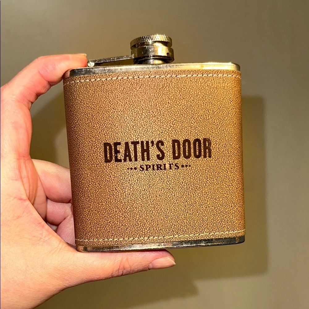 Death's Door Spirits Brown Flask